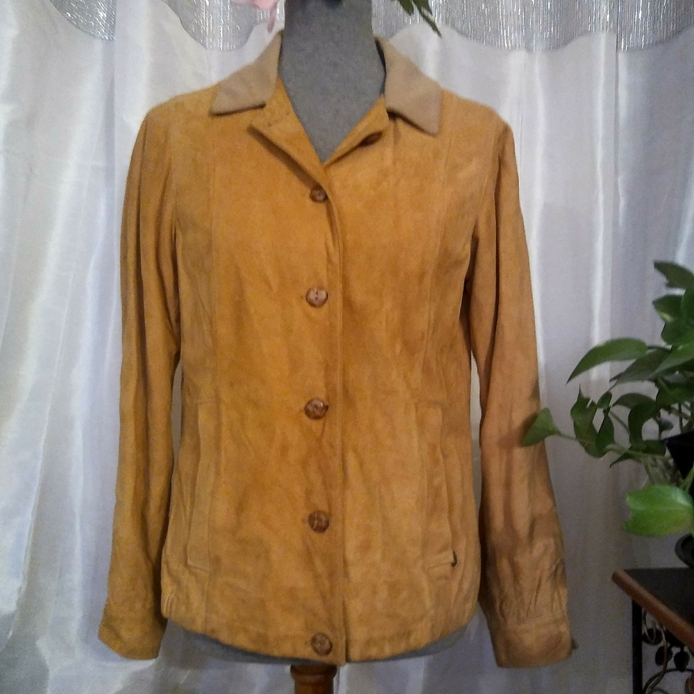✨Beautiful Vintage Kid Leather Jacket